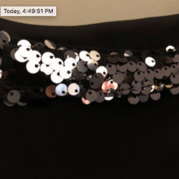 Sparkly Black Cocktail Dress - Picture 7 of 8